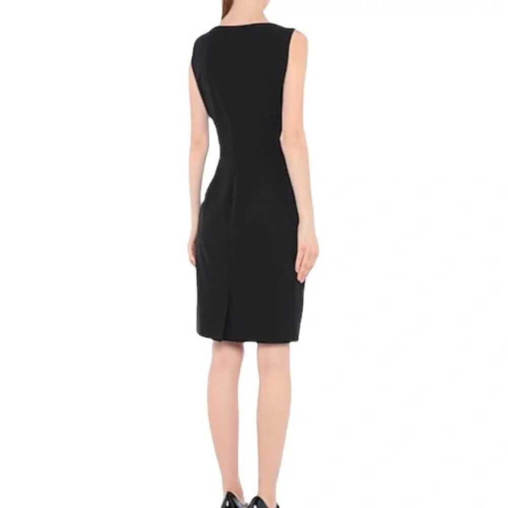 Moschino Couture $535 Bow Front Women's Sleeveless Dress Black Size 44 IT (10US) - Picture 5 of 12